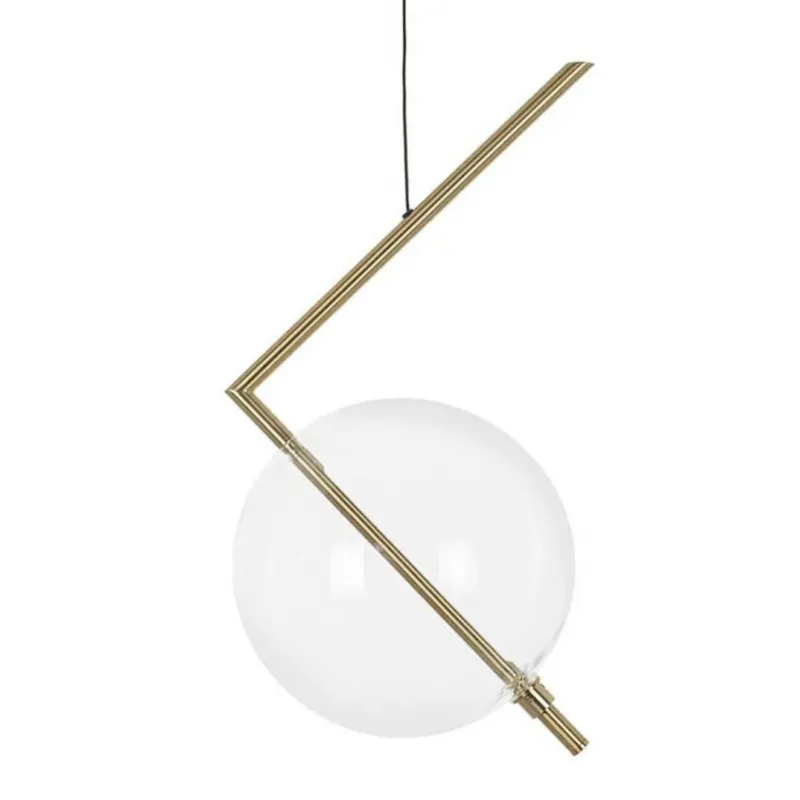 Kulista lampa wisząca Echo MSE1501100166 Moosee LED 3W 3000K szklana złota - Sprawdź teraz