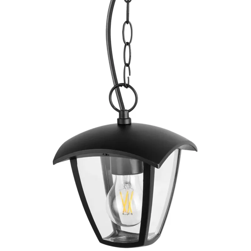 Super okazja Lampa wisząca elewacyjna Igma 311887 na łańcuchu czarna -