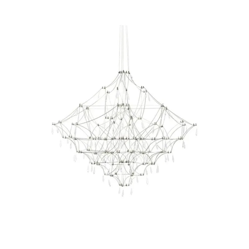 Do wyczerpania zapasów Wisząca lampa glamour MSE1501100125 Constelation LED 33W stal szczotkowana -