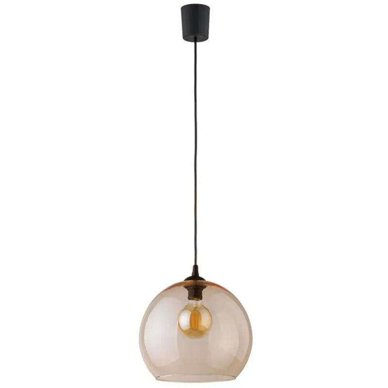 Darmowy zwrot Kopułowa lampa wisząca Cubus 2064M TK Lighting szklana przydymiona -