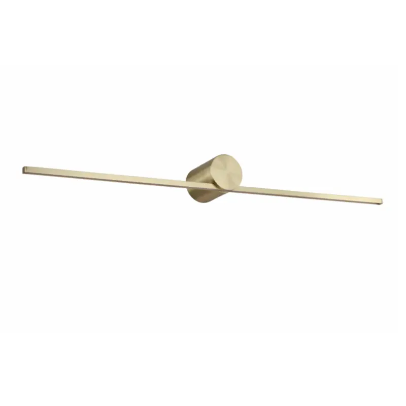 Złoty kinkiet Modern Slim L LP-777/1W L GD LED 8W podłużna łazienkowa lampa ścienna - Wysoka jakość