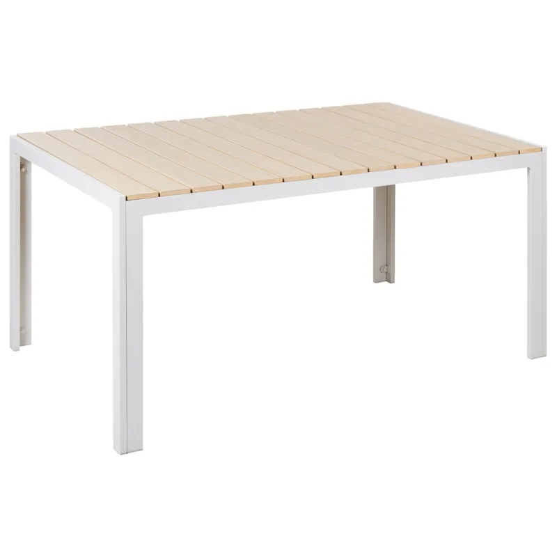 Stół ogrodowy dla 6 osób COMO 150 cm 90 cm Beżowy - Super okazja
