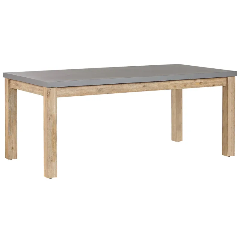 Stół ogrodowy OSTUNI 180 cm 90 cm Beton Szary - Rabat