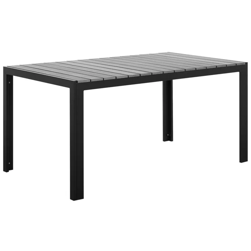 Hit sprzedaży Stół ogrodowy COMO 150 cm 90 cm Szary -