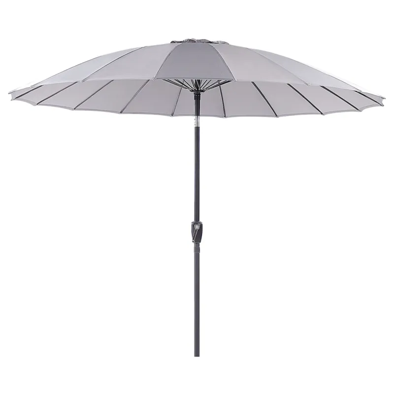 Parasol ogrodowy 255 cm BAIA Jasnoszary - Rabat