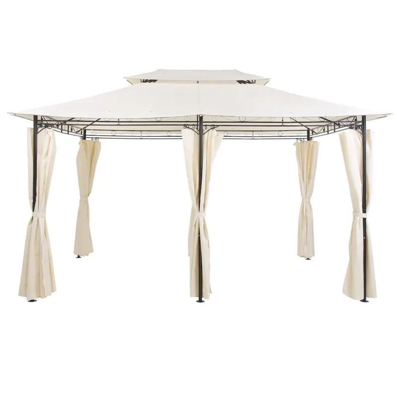 Niska cena Pawilon ogrodowy COLOS Metal 400 cm 300 cm Beżowy -