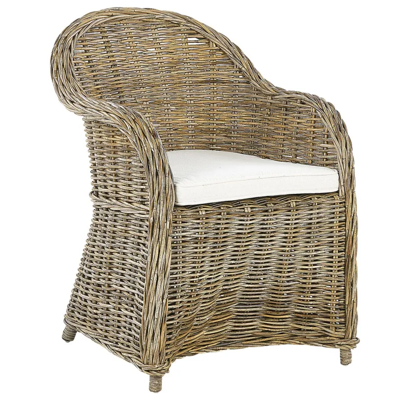 Okazja Fotel ogrodowy SUSUA Rattan Naturalny -
