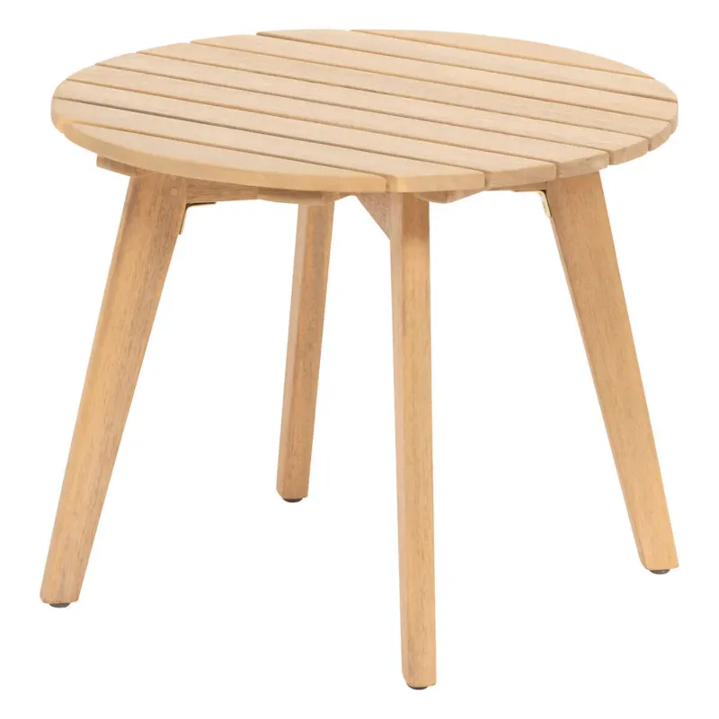 Stolik ogrodowy z drewna akacji OLVINIA, Ø 40 cm - Zamów teraz