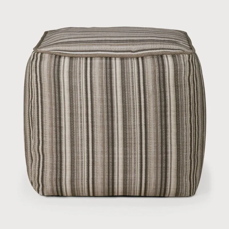 Hit cenowy Puf oudoorowy Zahara Grey Stripe