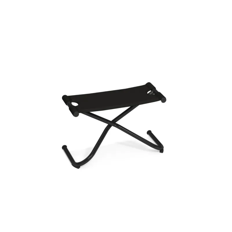 Łatwy zwrot Podnóżek ogrodowy Snooze Cozy 229 Glossy Black-Black Emu