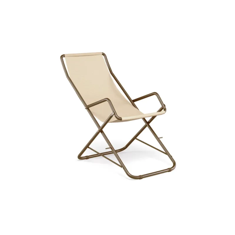 Sprawdź teraz Leżak ogrodowy Bahama 170 Indian Brown-Beige Emu