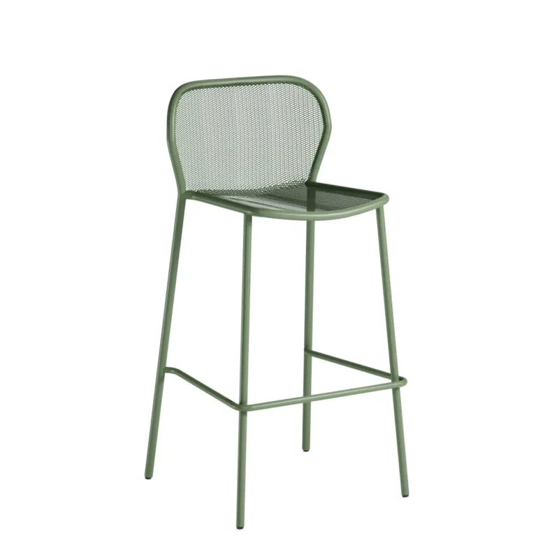 Ostatnia szansa Zestaw 4 krzeseł barowych ogrodowych Darwin Military Green EMU
