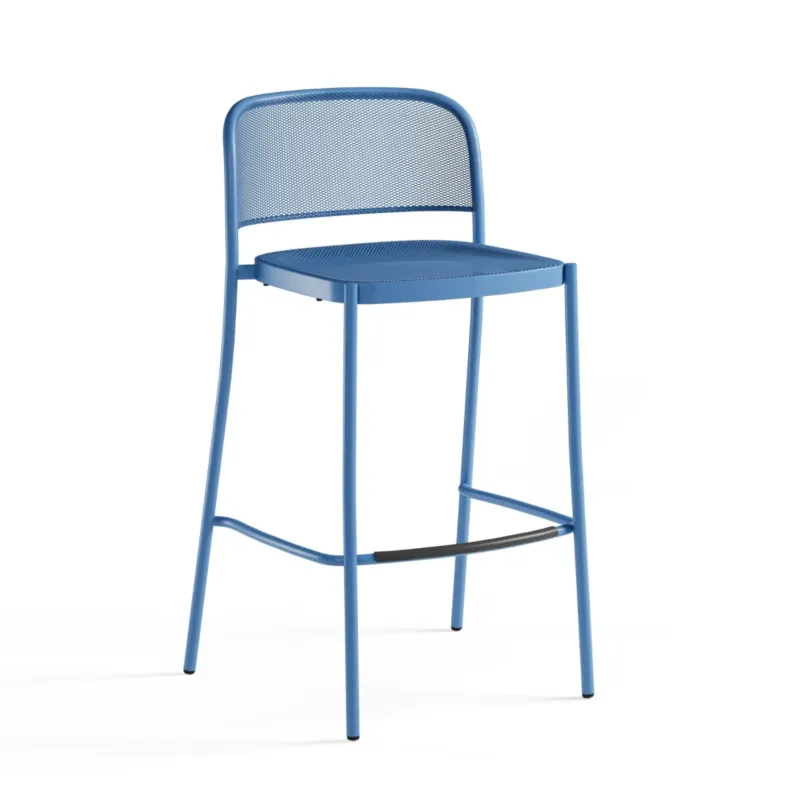 Zestaw 4 krzeseł ogrodowych barowych Cafe Marine Blue EMU Dodaj do koszyka