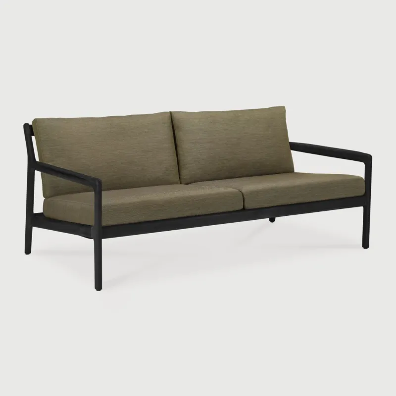 Wybór klientów Sofa outdoorowa dwuosobowa Jack Teak Black Green