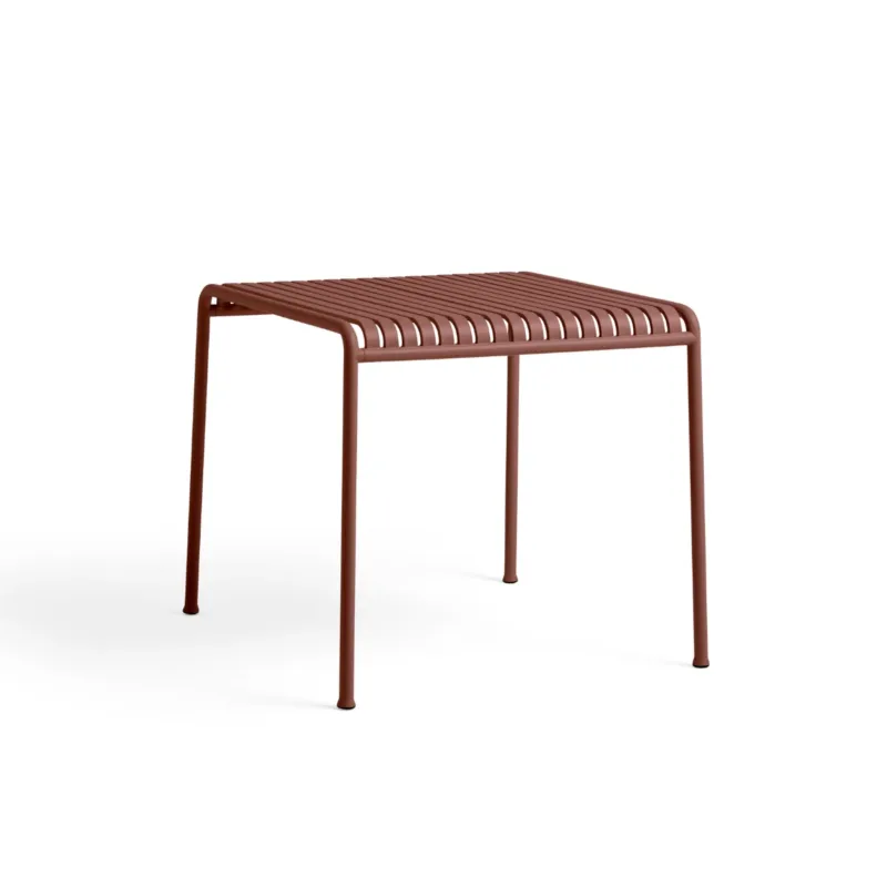 Stół ogrodowy 82x90 Palissade Iron Red HAY Bezpieczne zakupy