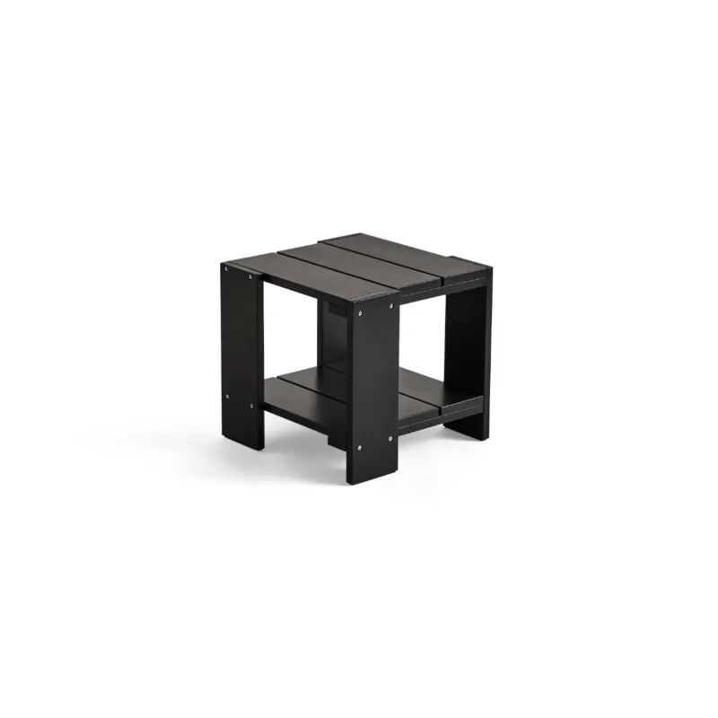 Cena promocyjna Stolik ogrodowy Crate 49,5x49,5xH45 Black HAY