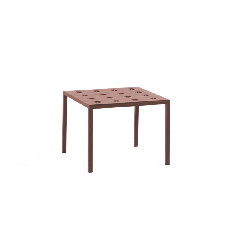 Stolik outdoorowy 50x51x39cm Balcony Iron Red HAY Bestseller