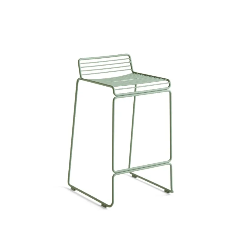 Ostatnie sztuki Krzesło barowe outdoorowe Hee 65cm Fall Green HAY