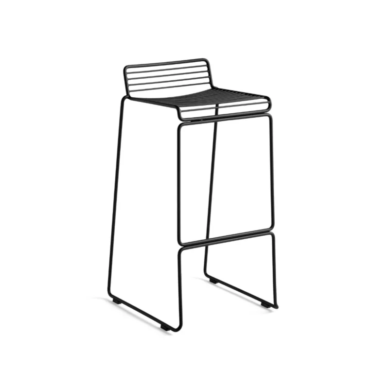 Kup teraz Krzesło barowe outdoorowe Hee 75cm Blac HAY