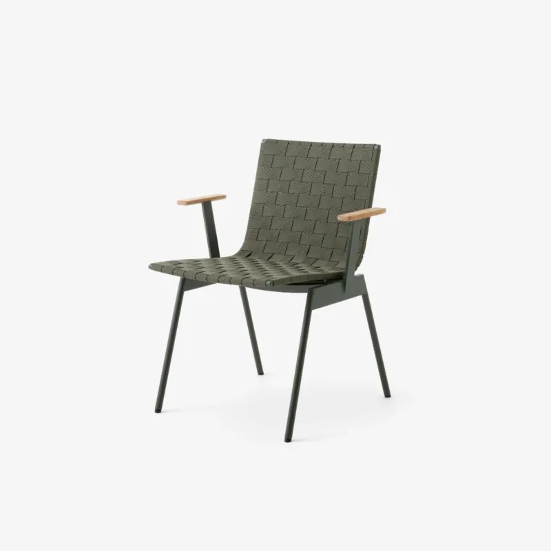 Krzesło ogrodowe Ville AV34 Teak & Bronze green &Tradition Dostępne od ręki