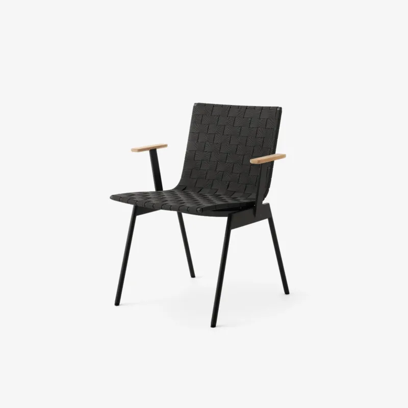 Krzesło ogrodowe Ville AV34 Teak & Warm black &Tradition Cena promocyjna