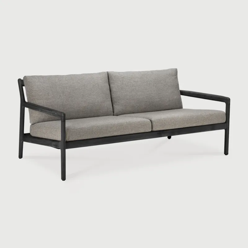 Sofa outdoorowa dwuosobowa Jack Teak Black Mocha Ethnicraft Hit cenowy