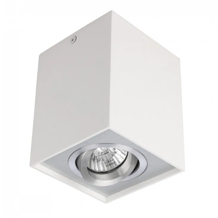 1 lampa sufitowa 1x50W GU10 230V biała/aluminium Oferta