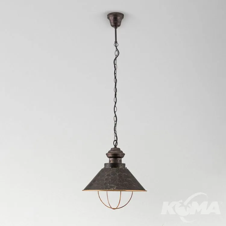 Nowy Lampa wisząca 1x60W E27 230V antyczna