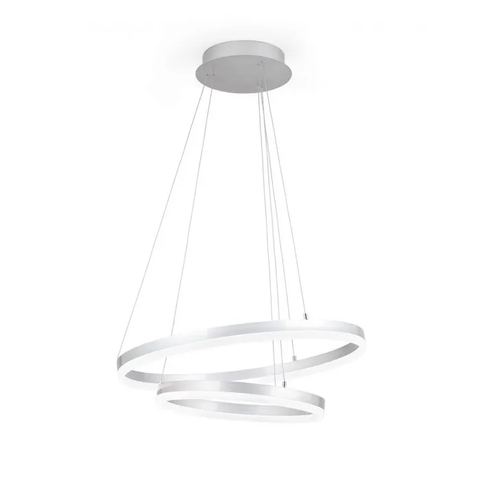 Szybka wysyłka Lampa wisząca 70W LED 3000K 230V srebrna mat/tytan
