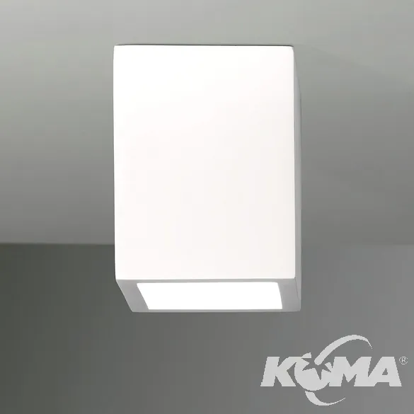 Wysoka jakość Square lampa sufitowa 1x6W GU10 230V biała