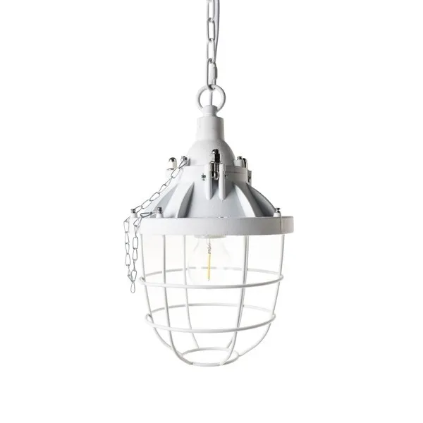 Lampa wisząca 1x40W E27 230V biała Popularny