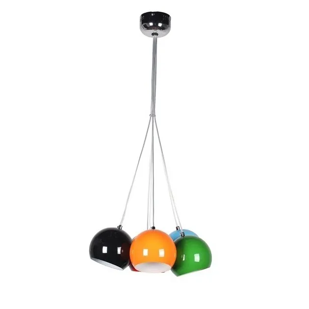 7 lampa wisząca 7x40W E14 230V wielokolorowa Łatwy zwrot