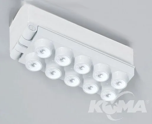 Ten klinkiet/plafon 10x3W LED biały Oferta limitowana