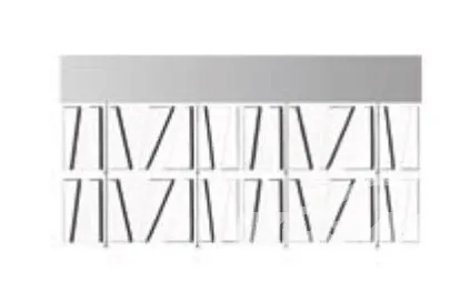 1 plafon 4x50W GU10 60.6x10,9x32,2cm crystal Bestseller