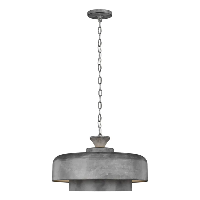 Lampa wisząca Haymarket FE-HAYMARKET-P Elstead Lighting 1x60W E27 Stal Szary Wysoka jakość