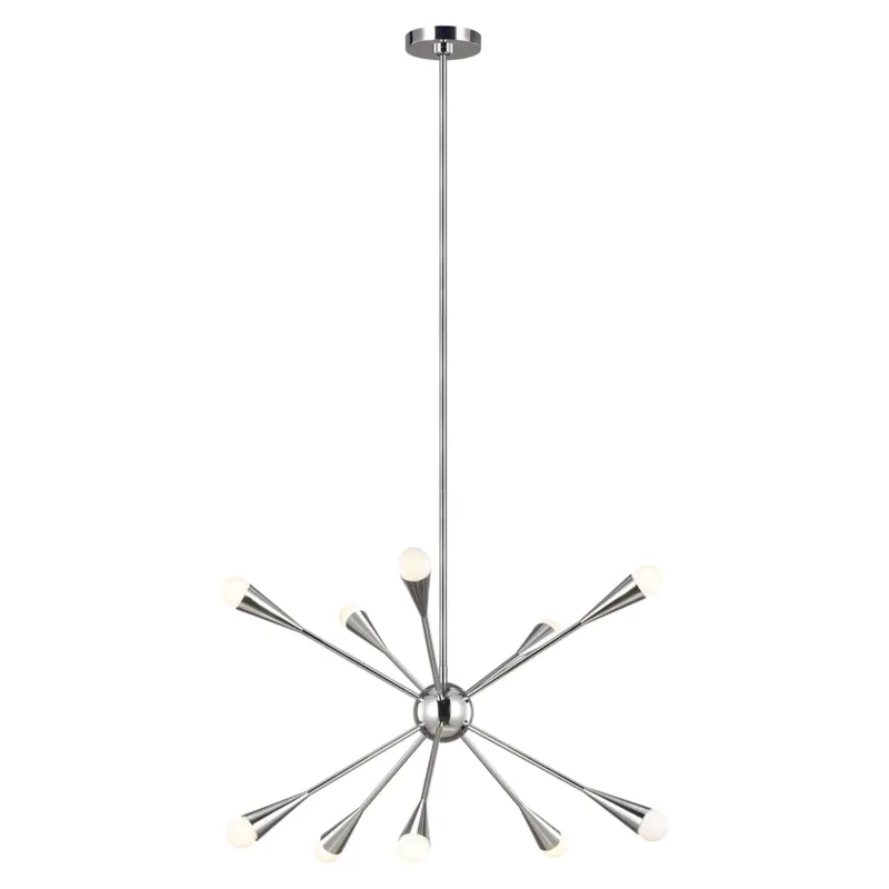 Lampa wisząca Jax FE-JAX10-PN Elstead Lighting 10x3W LED G9 Stal Chrom Sprawdź teraz