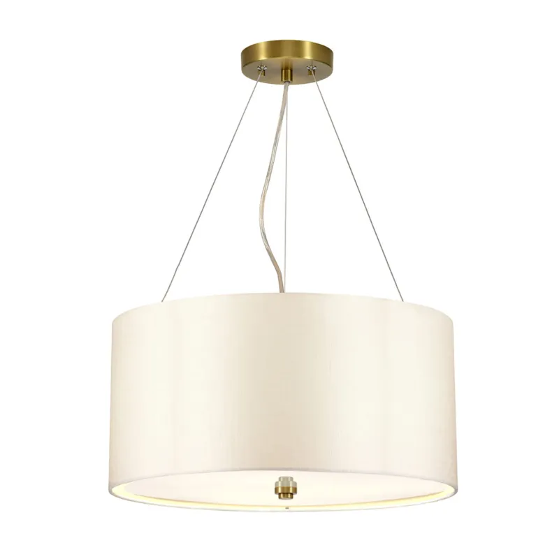 Lampa wisząca Pearce DL-PEARCE18-3LT-IV-AB Elstead Lighting 3xE27 60 W Stal miękka Stary mosiądz Wybór klientów