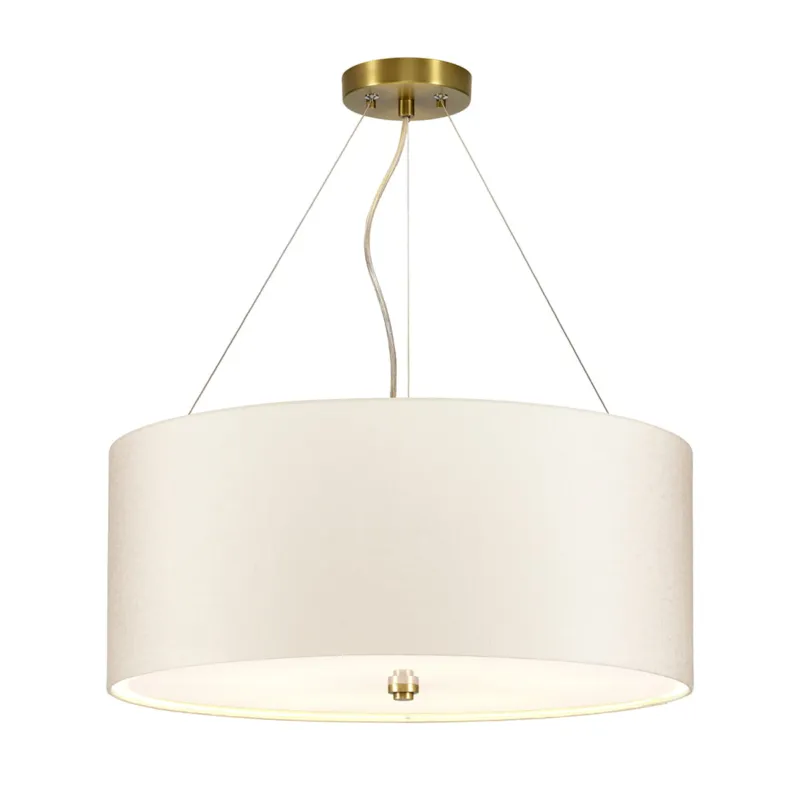 Lampa wisząca Pearce DL-PEARCE22-5LT-IV-AB Elstead Lighting 5xE27 60 W Stal miękka Stary mosiądz Nie przegap