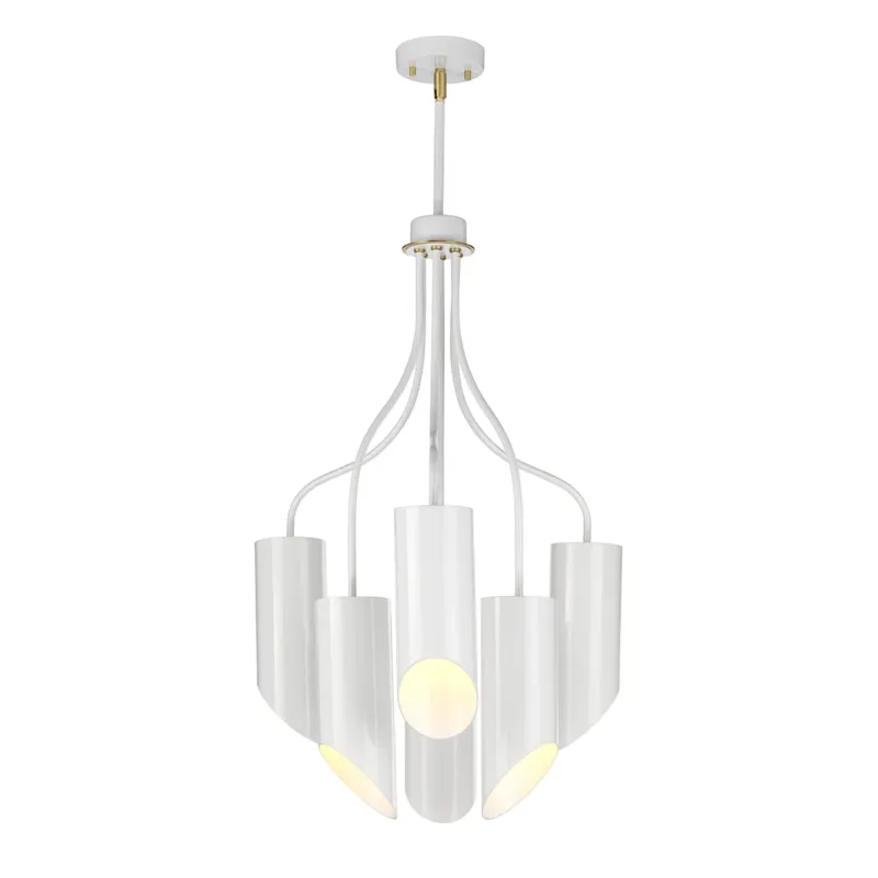 Oferta Lampa wisząca Quinto QUINTO6-WAB Elstead Lighting 6x8W E27 Stal Biały