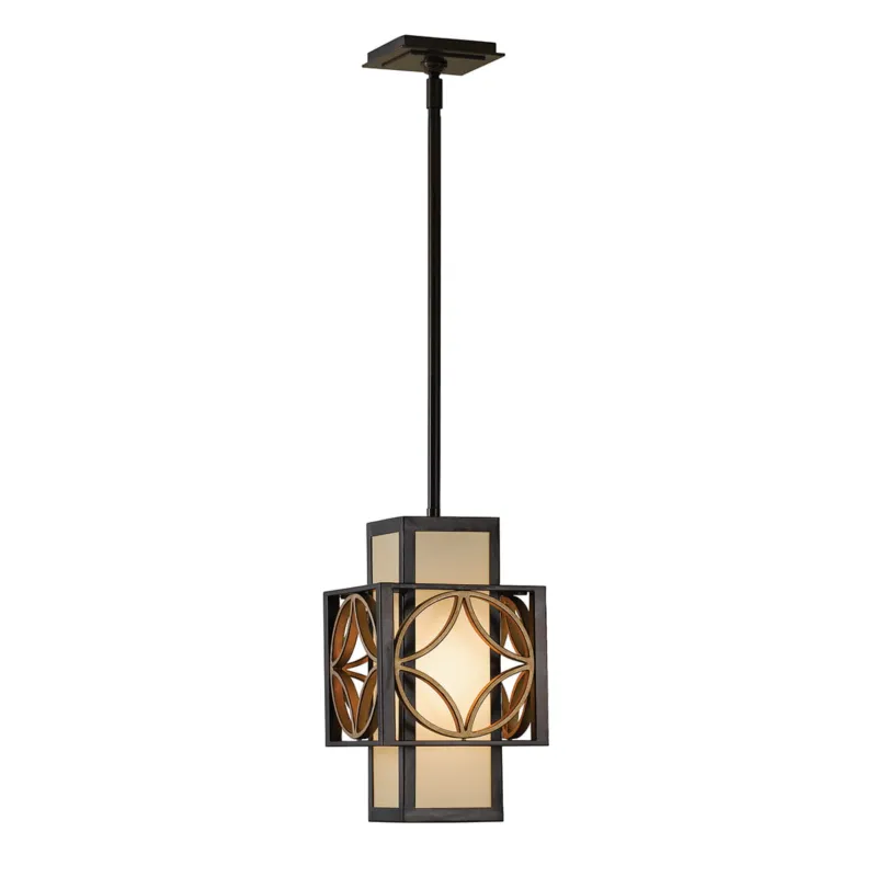 Bezpieczne zakupy Lampa wisząca Remy FE-REMY-P-C Elstead Lighting 1x100W E27 Żelazo Brązowy