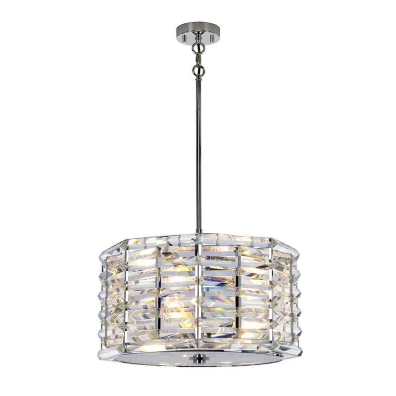 Lampa wisząca Shoal SHOAL-4P Elstead Lighting 4x60W E27 Stal Srebrny Tani