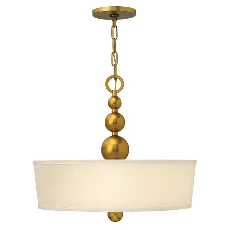 Bezpieczne zakupy Lampa wisząca Zelda HK-ZELDA-P-B-VS Elstead Lighting 3x60W E27 Stal Złoty