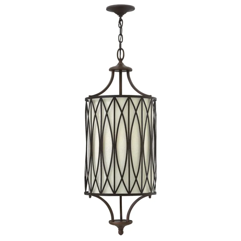 Darmowy zwrot Lampa wisząca Walden HK-WALDEN-3P Elstead Lighting 3x60W E14 Aluminium Brązowy