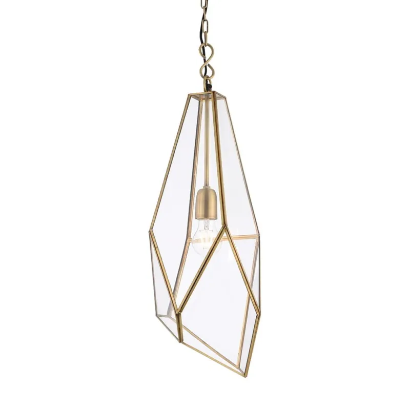 Endon Lampa wisząca Avery 1x40W E27 Antyczny mosiądz Dodaj do koszyka