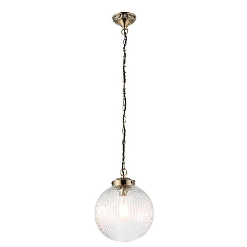 Endon Lampa wisząca Brydon 1x40W E27 Antyczny mosiądz Ostatnia szansa