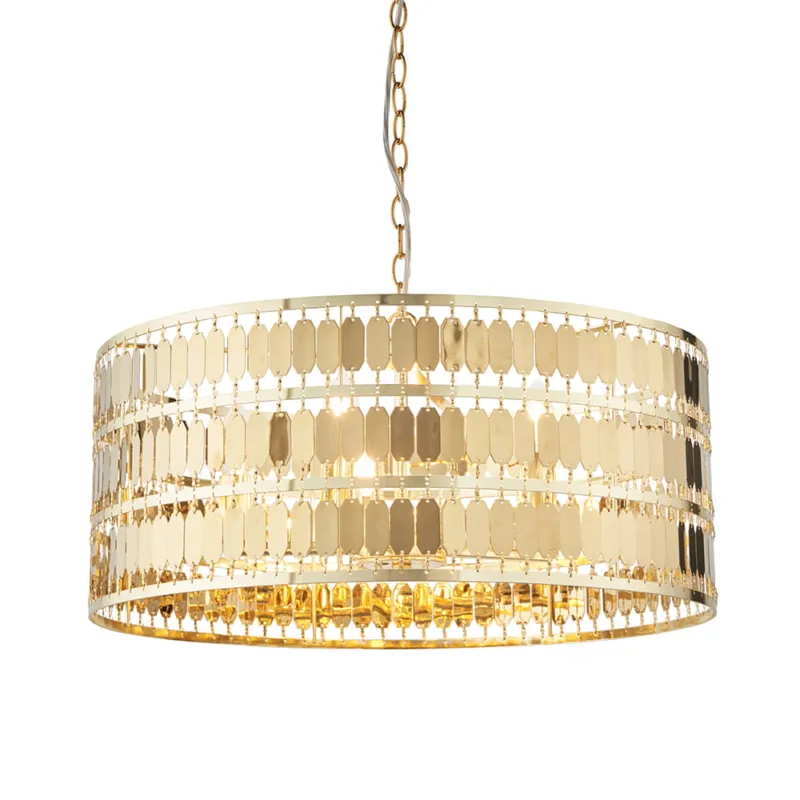 Endon Lampa wisząca Eldora 5x40W E14 Złoty Oferta limitowana