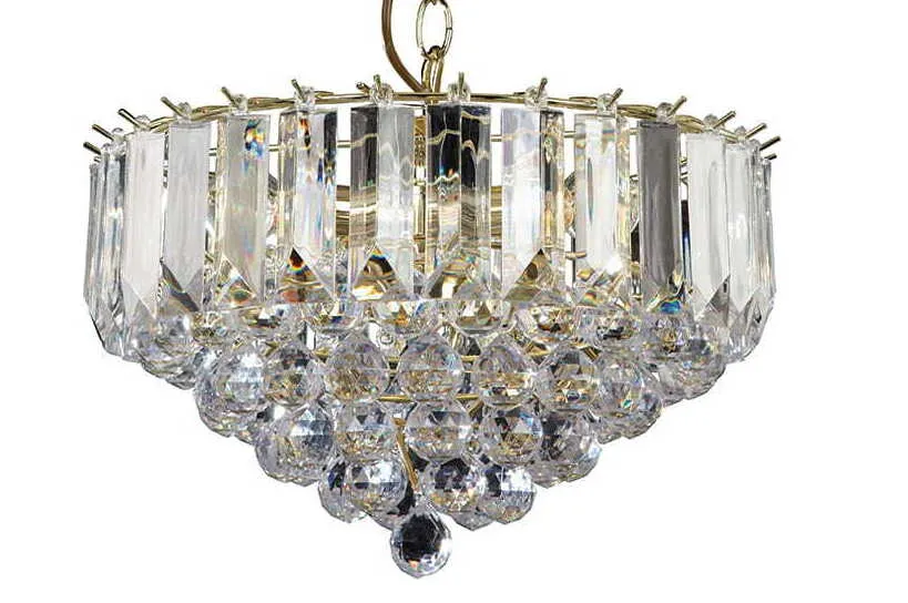 Endon Lampa wisząca Fargo 3x60W E14 Mosiądz Wyprzedaż