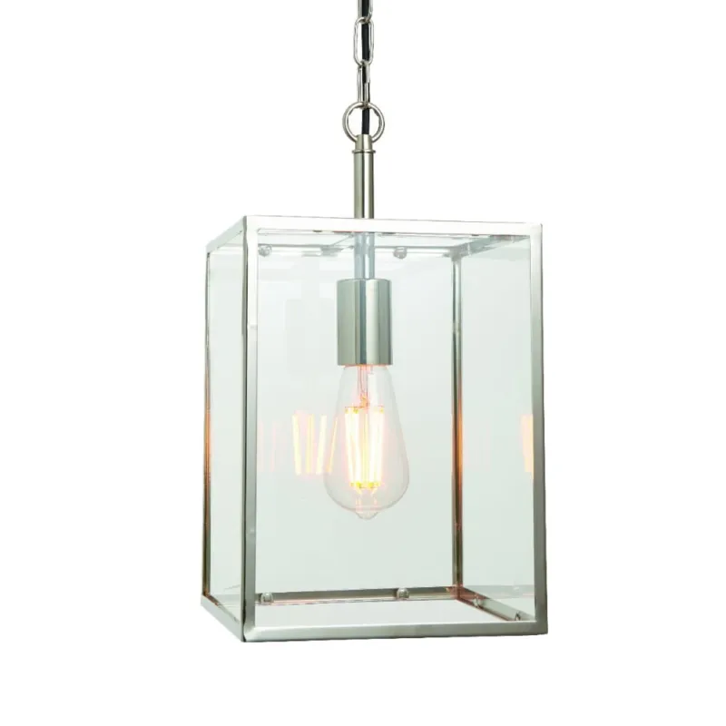 Endon Lampa wisząca Hadden 1x40W E27 Nikiel Wysoka jakość
