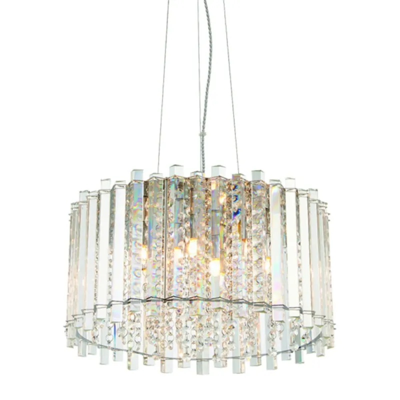 Endon Lampa wisząca Hanna 5x28W G9 Czysty Kryształ Szybka wysyłka