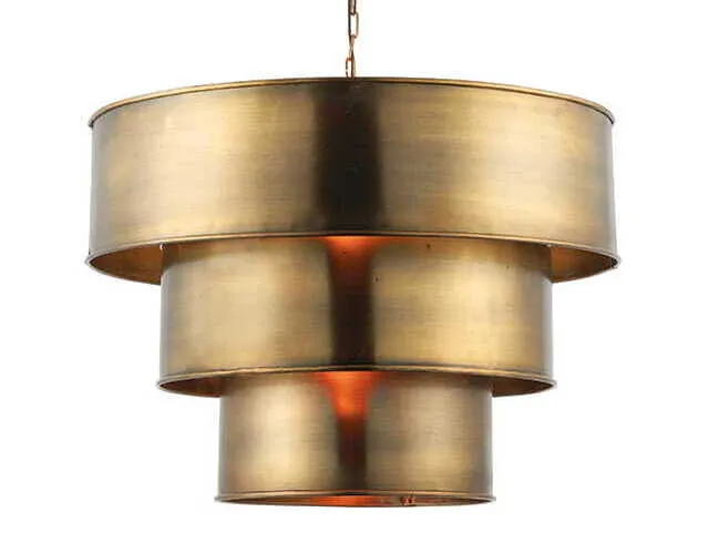 Endon Lampa wisząca Morad 1x40W E27 Postarzany mosiądz Ekspresowa dostawa